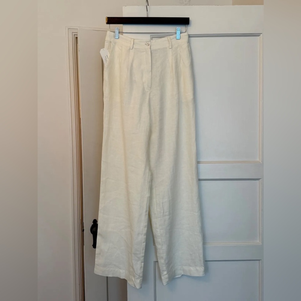 Donni Linen Pleated Trouser NEW